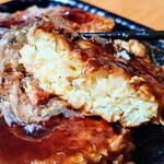 Little Cook - お好み焼きイカ玉はふんわり仕立てで柔らかいが、具材も味もお値段通りかな