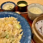 中国料理 梅梅 - エビ蟹チャーハンと点心膳