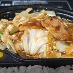 Kitchen Origin Higashimurayama Ten - 回鍋肉の更なるアップ、キャベツが多い、汁もおおすぎ！？