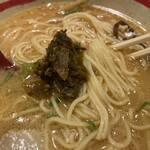 Tokyo Jangara Ecute Ueno Ten - 麺に辛子高菜