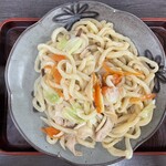 手打ちうどん たらっぺ - 料理写真:焼きうどんしょうゆ並