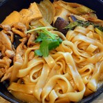 1854 HAKODATE - 五穀味鶏 すき焼きうどん定食④