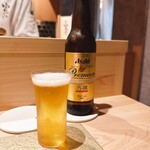 鮨 富かわ - アサヒプレミアム生ビール　熟撰