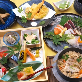 Lunch menu Kaiseki cuisine that you can easily enjoy...♪