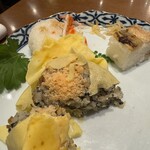 On Sushi Dokoro Daigo - 茶巾をピラリ｡上に〝海老のおぼろ〟風味と甘みの素はこれかぁ｡