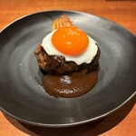 FORNO - 黒毛和牛ハンバーグ　目玉焼きのっけ