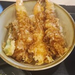 Yude Taro Kashiwa Ooi Ten - ミニ三海老天丼