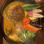 Soup Curry Okushiba Shoten Ekimae Soseiji - 人気No1のハンバーグカレー