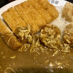 Curry House CoCo Ichibanya Fuchu Miyanishi Ten - チキン三昧カレー　量　辛さ　普通