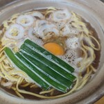 鍋焼きラーメン千秋 - 料理写真:鍋焼きラーメン(並)