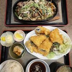 Riku Kai Ku - 梅しそササミカツ定食1090円