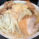 ラーメン二郎 - ラーメン　アブラ、カラメ