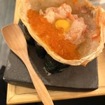 Sushi Kaki Ura Tennoji Sakana Ebisu/Sushi Oyster Sakana-Ebisu Osaka - エビカニ合戦(テーブル到着時)