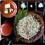 Yume Ichirin Kan - 天板盛り蕎麦・天麩羅別盛