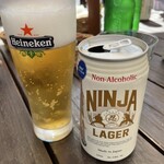 サンセット - ノンアルの忍者ビール500円