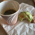 Sailfish cafe - 【2024.10.14(月)】カメメロンパンとホットコーヒー