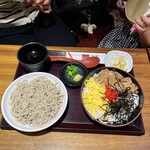 Soba Izakaya Gen Shin Osaka Ten - 鶏そぼろご飯定食