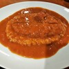 カレー専門店 白銀亭  - ライスの上にカツ、全体にルーが回しかけられた大阪甘辛カレー特有の盛り付け♪ヒレ豚カツカレー1,150円