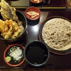 蕎麦人 弁慶 - 料理写真:秋鮭天丼と蕎麦のセット