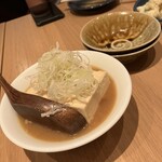 やきとんひなた - 甘い味付けなので卓上の山椒が合いました。