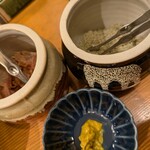 sake to oden to otoko to tempura - かつお節や昆布やカラシをおでんのお供に