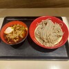 Nadai Fuji Soba Jiyugaoka Ten - 旨辛豚玉つけそば690円(2024年10月14日)