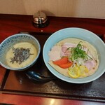 らぁ麺つけ麺Lab すすりどき - 濃厚鶏出汁醤油つけ麺（特盛）