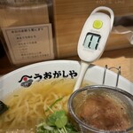 鮨とラーメン うおがしや - 塩分濃度　1.1