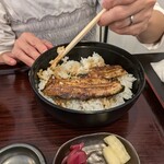 高橋屋 - うな丼・白焼き半身セット6500円