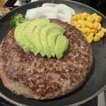 Torokeru Hamburger Steak Fukuyoshi Tachikawa Ten - とろけるアボガドハンバーグセット　Ｌサイズ