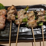 Kanzenkoshituizakaya kushiya sanzou Yurakucho Ten - 野菜串５本盛り