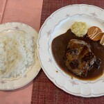 Gourmand - 豚ヒレ肉のソテー。付け合わせのにんじんの味が水っぽかった。