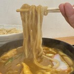 Kodawari Men Dokoro Katou - 中太麺はコシがしっかりあって旨い！