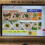 元町ラーメン 天華 - 券売機メニュー