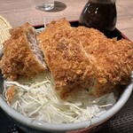 ぶんぶく - 【2024.10.24(木)】Ａランチ（蕎麦並盛150g＋ソースカツ丼）1,200円のソースカツ丼