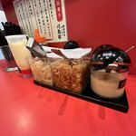 Yokohama Iekei Ramen Kawashima Ya - 調味料