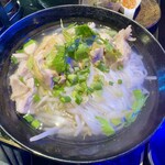 Bangkok 77 - ランチメニュー「タイ風チキンラーメンセット」(1320円)