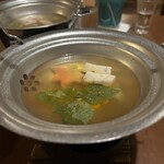 季の湯 雪月花 - 松茸しんじょのお吸い物