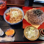 そば処 壱 - 料理写真:豚丼セット