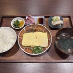 gettou - 名物「だし巻きと牛しぐれ煮定食」の全容