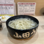 山田製麺所 - Bセット880円
            (釜揚げうどん中2玉と出汁ごはん)