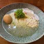 華塩 - 料理写真:牡蠣そば(並)＋味玉