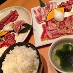 じゅうじゅう - じゅうじゅうランチセットのお肉は半分程度しかありません(>_<)