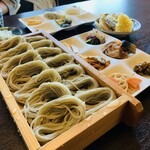 Soba no Sato Abuzaka - ブッフェランチ1890円（へぎそば選択）