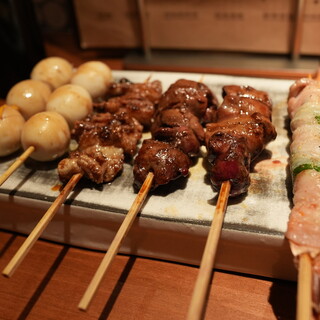 Carefully grilled over binchotan charcoal! Enjoy our proud Yakitori (grilled chicken skewers)!