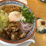 鶏白湯専門店 カネオカラーメン - 料理写真:混ぜそば+ダイブメシ