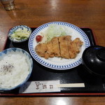 San Yushi - とんかつ定食(豚ロース)８５０円