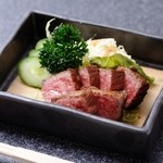 御料理 なつめ - 料理写真:阿波牛ひと口焼き