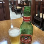 海鮮広東料理　中華料理　昌園 - 青島ビール550円