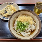 麺でぃ～ - 料理写真:『ぶっかけうどん1玉（冷）』370円+『なす天』130円